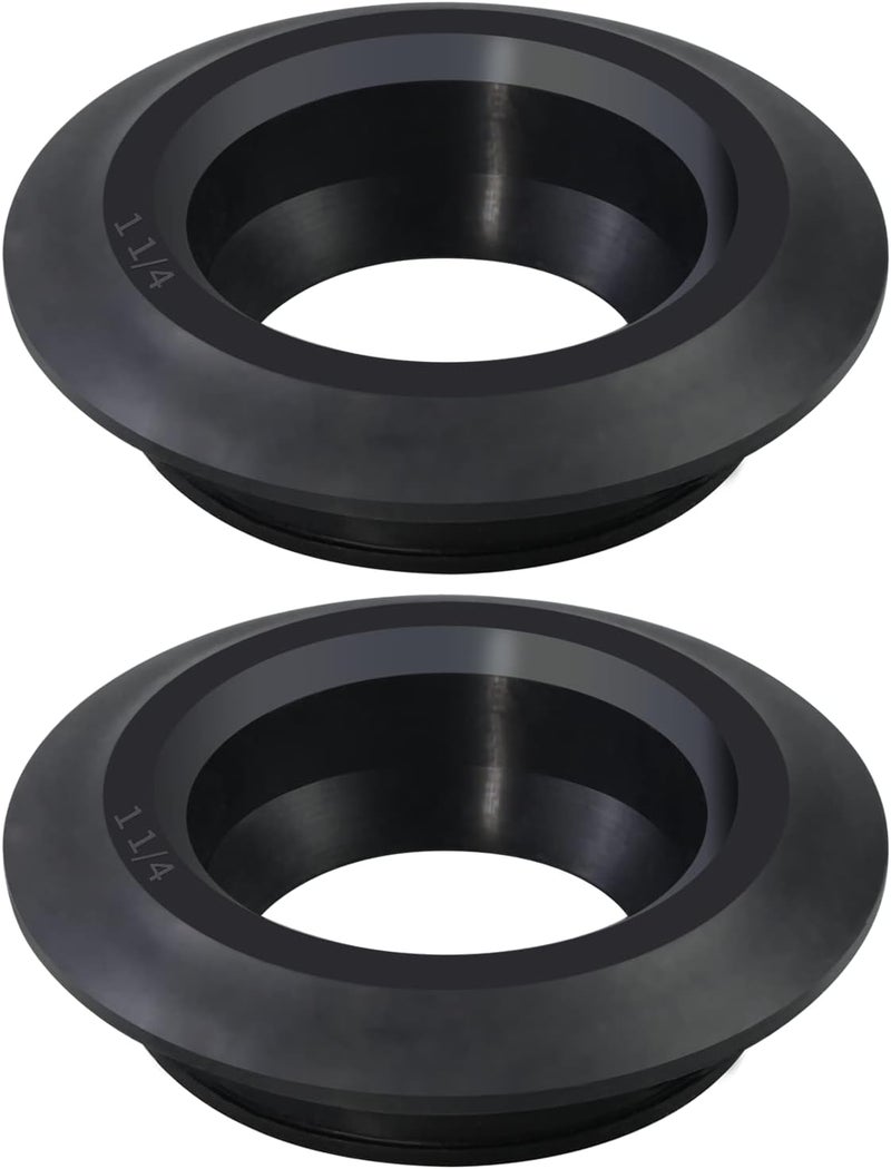 Vsttar 2 Pack 1-1/4" Flexible Tank Adapter (Bulkhead), Flexible Pipe-to-Tank Seal - Tank Adapter - Image 1